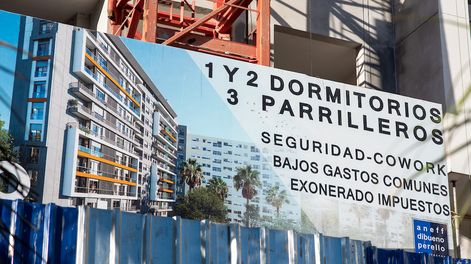 Una obra de construcción bajo el régimen exonerado de impuestos.