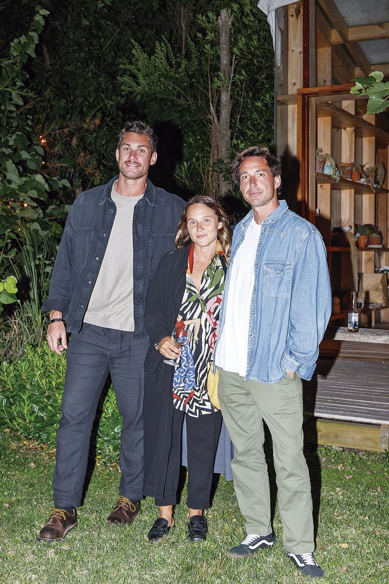 Franco Mordeglia, Juli Riverti y Daniel Bourguignon