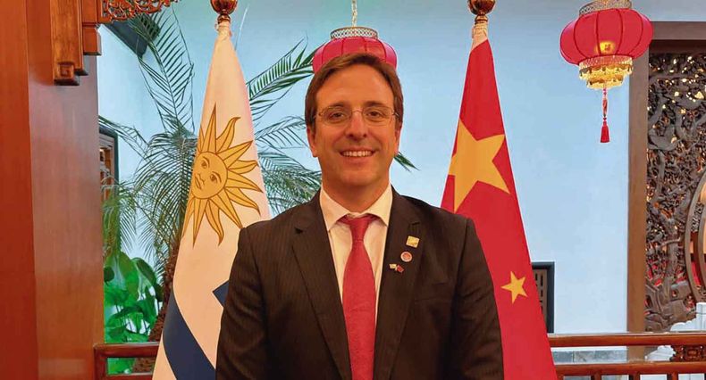 El director de Tafirel y presidente de la Cámara de Comercio Uruguay-China, Nicolás Potrie
