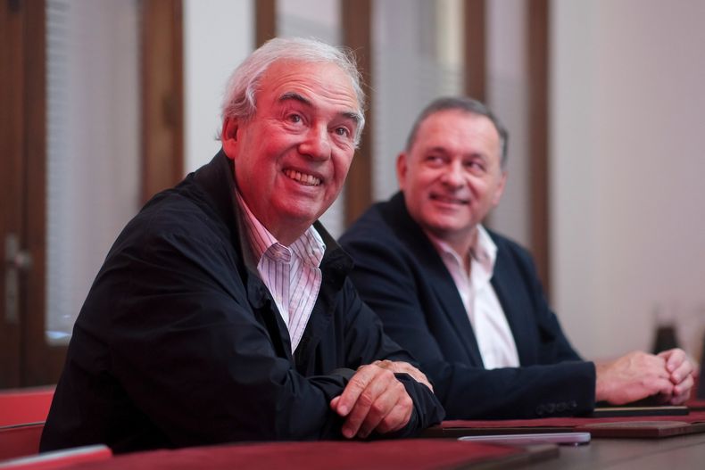 Luis Alberto Heber y Álvaro Delgado.