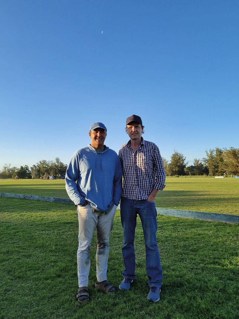 Presidente de la AUP Valentín Martínez y Sergio Goloubintseff