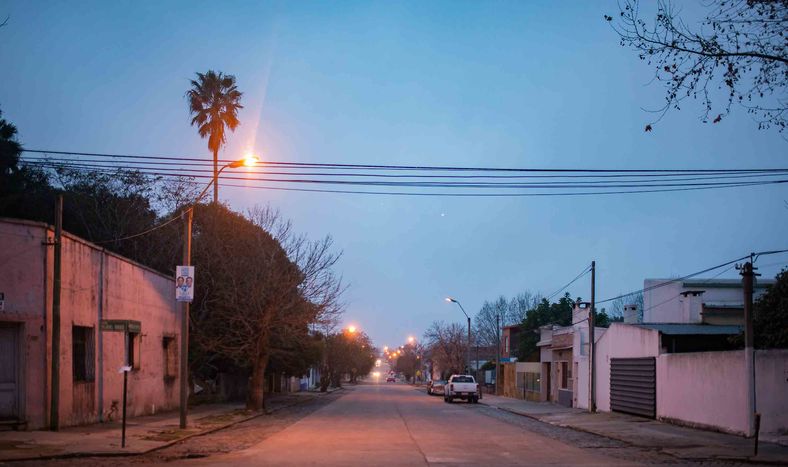 Calle de la ciudad de Treinta y Tres
