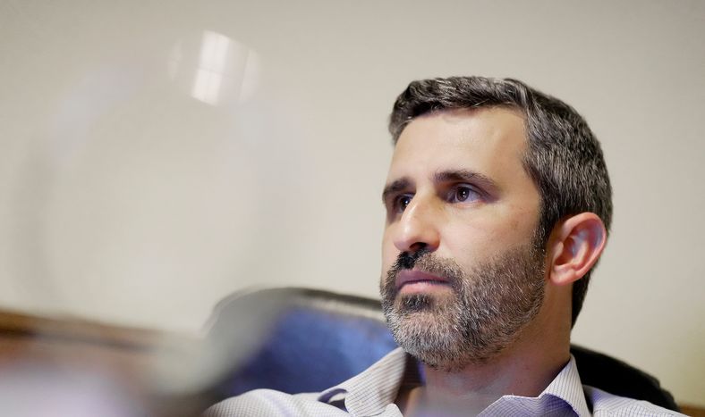 Daniel Caggiani, durante la entrevista con Búsqueda