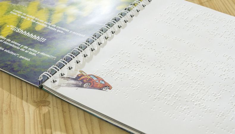 imagen de El gran secreto: un libro infantil que incluye braille, animación y lengua de señas