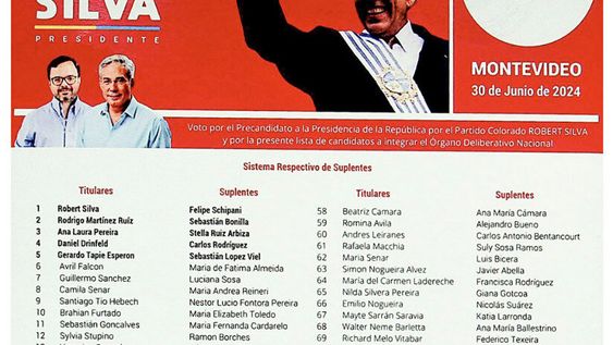 imagen de “Jorgistas con Robert Silva”: la nueva lista colorada que genera reparos entre batllistas imagen de “Jorgistas con Robert Silva”: la nueva lista colorada que genera reparos entre batllistas