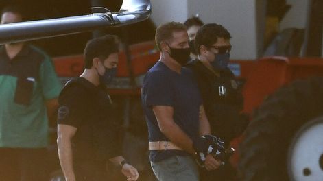 Morabito cuando fue detenido en Brasil. Foto: AFP