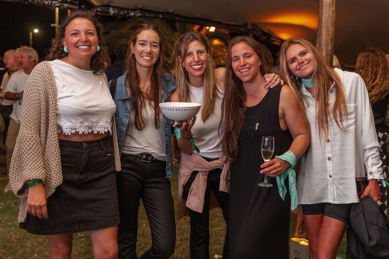De Medusa Sailing Team: Francesca Rinaldi, Lourdes Hartkopf, Florencia Castellanos, Magui García Hernández y Sofía Knüppel