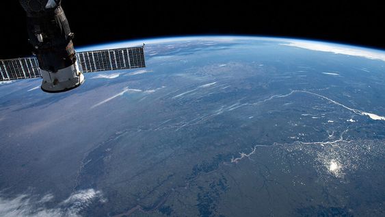 Esta fotografía, divulgada por la NASA en 2020, muestra a Uruguay mientras un satélite orbita frente a la costa del país. Foto: NASA.gov Esta fotografía, divulgada por la NASA en 2020, muestra a Uruguay mientras un satélite orbita frente a la costa del país. Foto: NASA.gov