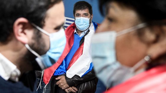 Gonzalo Civila, Fernando Pereira e Ivonne Passada candidatos a la presidencia del FA. Foto: Javier Calvelo / adhocFOTOS Gonzalo Civila, Fernando Pereira e Ivonne Passada candidatos a la presidencia del FA. Foto: Javier Calvelo / adhocFOTOS