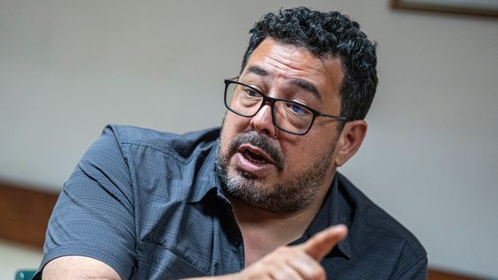 Alejandro Sánchez, en la sede del MPP Alejandro Sánchez, en la sede del MPP