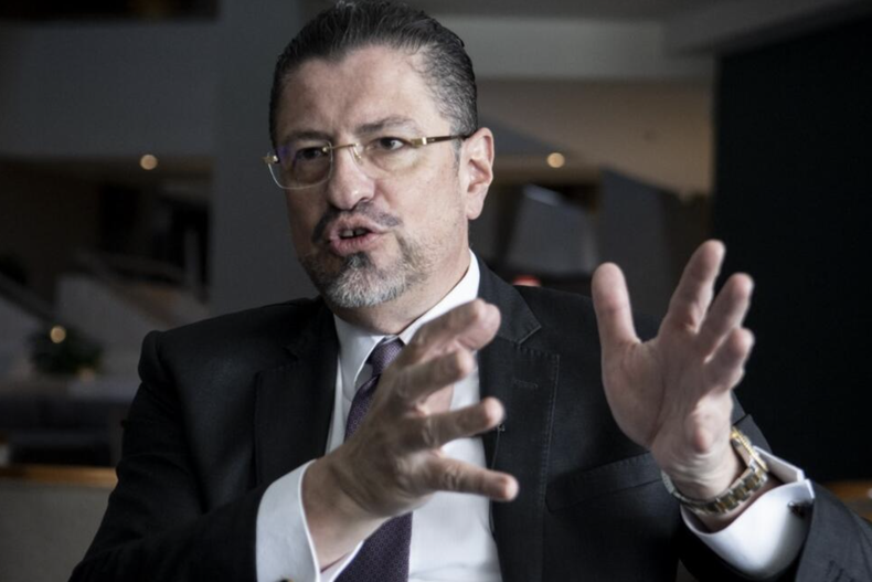 Rodrigo Chaves, presidente de Costa Rica