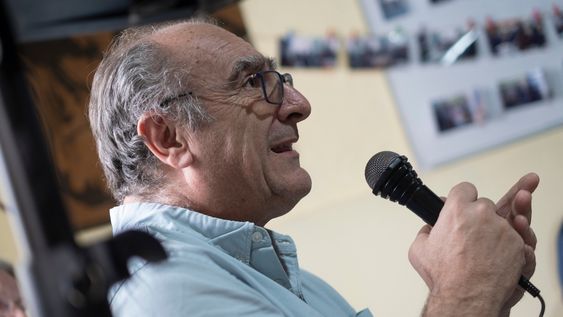 Gustavo Olmos, durante la celebración del Día del Comité de Base, el 25 de agosto de 2022 Gustavo Olmos, durante la celebración del Día del Comité de Base, el 25 de agosto de 2022