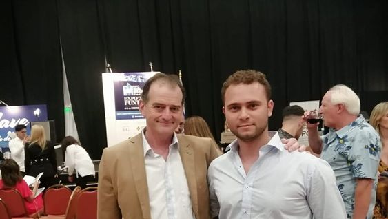 Rodrigo Albernaz junto a Guido Manini Ríos Rodrigo Albernaz junto a Guido Manini Ríos