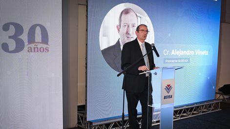 El presidente de la Bevsa, Alejandro Vinetz