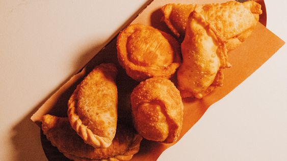 Empanadas de choclo de Lucía Soria.&nbsp;