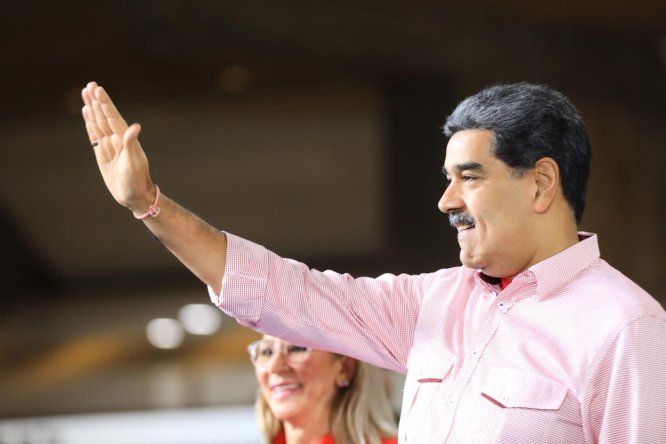 Nicolás Maduro en un acto de gobierno en Caracas (Venezuela)