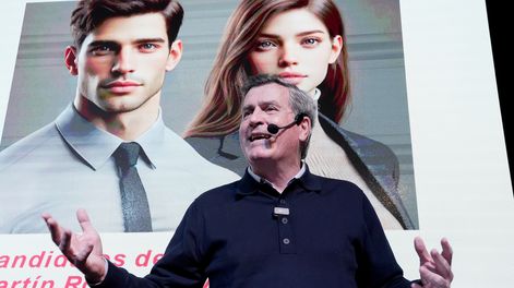 En la sede del Partido Colorado, Pedro Bordaberry y los candidatos de la inteligencia artificial