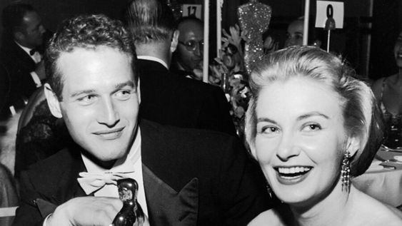Paul Newman y Joanne Woodward en 1958 Paul Newman y Joanne Woodward en 1958