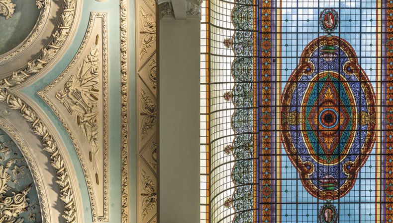 imagen de Vitrales que se conservan como piezas de arte en la arquitectura uruguaya