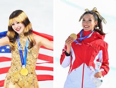 Alysa Liu y Eileen Gu. Alysa Liu y Eileen Gu.