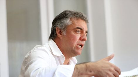 Villar busca “dinamizar el transporte y sustituir los ómmibus” utilizando un tranvía de cinco kilómetros. Foto: Nicolás Der Agopián / Búsqueda