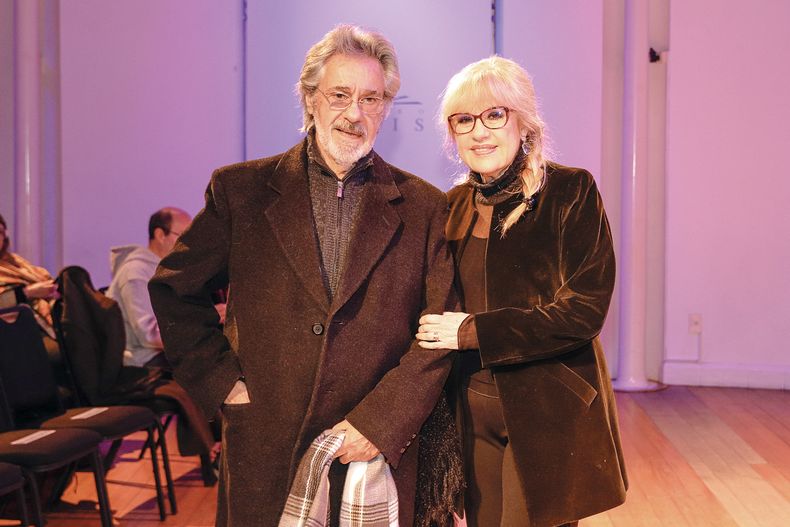 Washington Carrasco y Cristina Fernández.