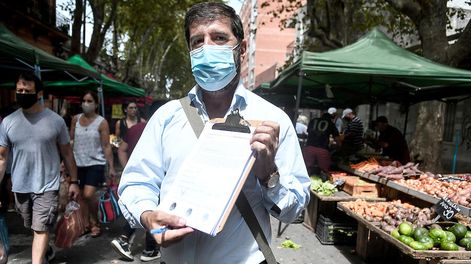 Fernando Pereira fue clave en la recolección de firmas contra la LUC. Foto: Javier Calvelo / adhocFOTOS