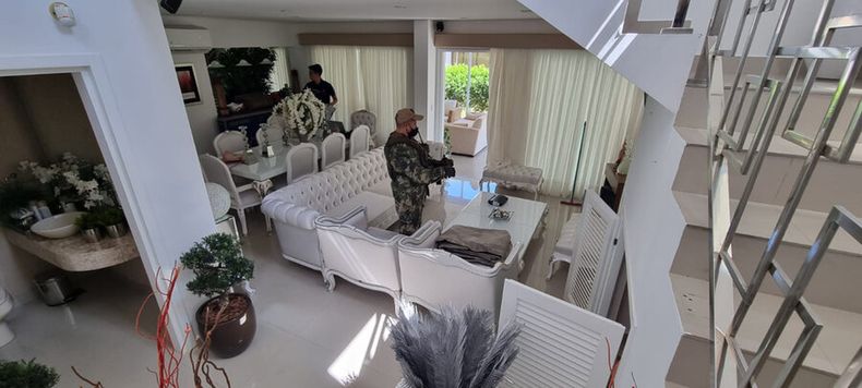 Agentes de seguridad paraguayos durante uno de los operativos contra el grupo de Marset. Foto: Senad