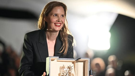 Justine Triet en el Festival de Cine de Nueva York en agosto de 2023. Foto: Patricia De Melo Moreira