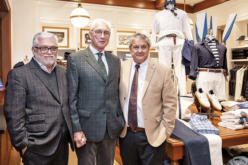 Jorge Morini junto a Jorge Enríquez y Pablo Durán.
