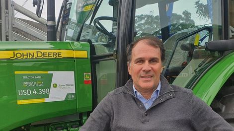 El director de Interagrovial, Julio Blanco, en la reciente edición de la Expo Prado. Foto: Agro de Búsqueda