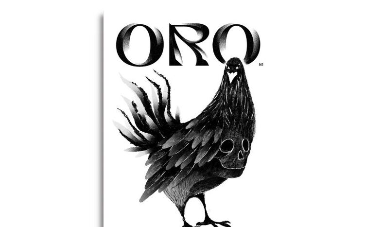 imagen de “Oro”, revista literaria uruguaya