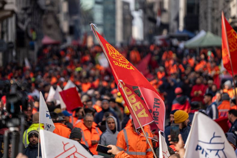Movilización del Sunca en mayo del 2024