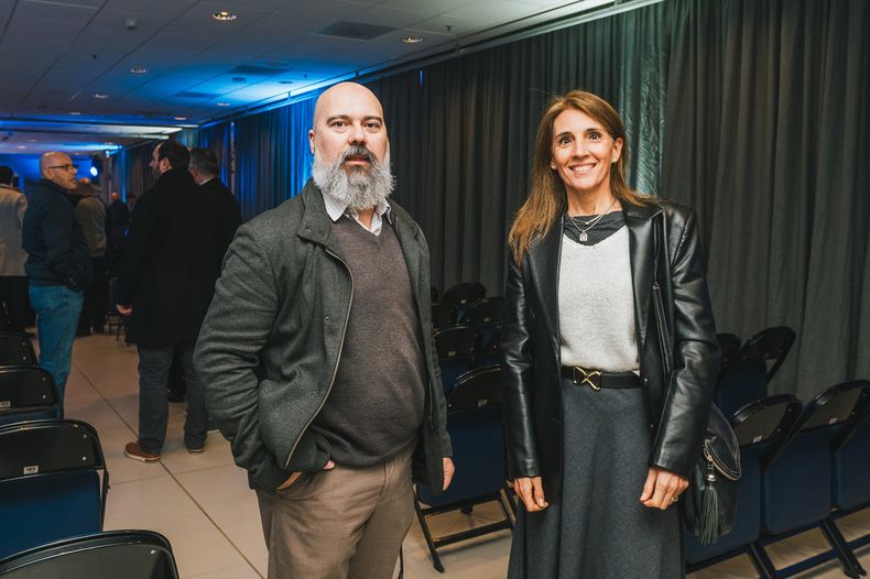 Aldo Fierro y Andrea Crelis.