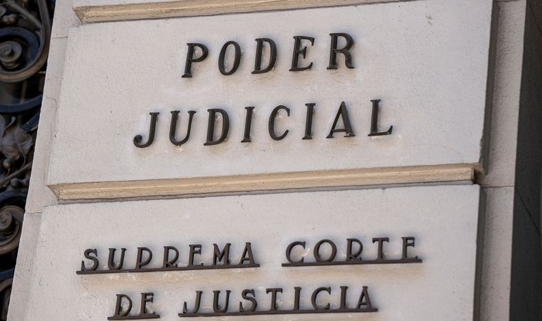 Suprema Corte de Justicia en Montevideo.