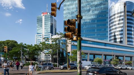 El complejo del WTC de Montevideo, en Buceo.