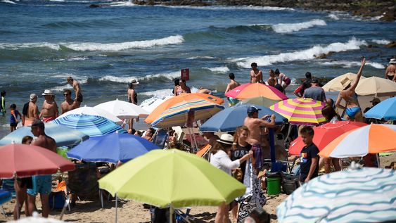 Temporada de verano en Punta del Este. Temporada de verano en Punta del Este.