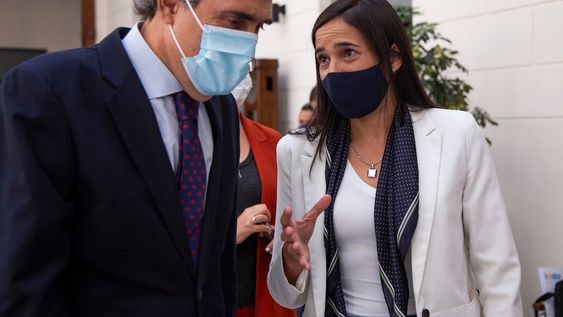 Pablo Abdala y Natalia Argenzio. Foto: Pablo La Rosa / adhocFOTOS Pablo Abdala y Natalia Argenzio. Foto: Pablo La Rosa / adhocFOTOS