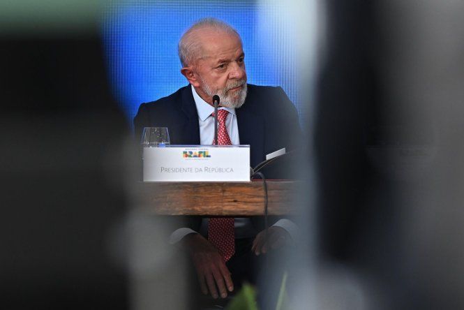 Luiz Inácio Lula da Silva en el Palacio del Planalto, en Brasilia, febrero 2025