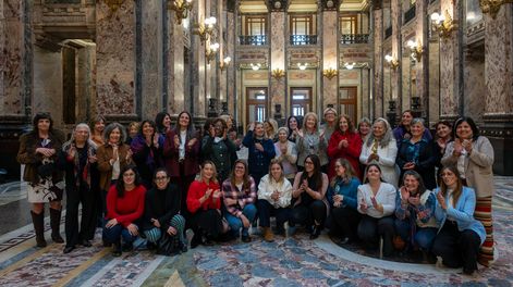 Bancada bicameral femenina, el 4 de junio.