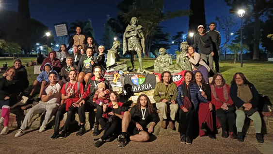 Correcaminata en mayo organizada por la organización Charrúa Antifascista. Correcaminata en mayo organizada por la organización Charrúa Antifascista.