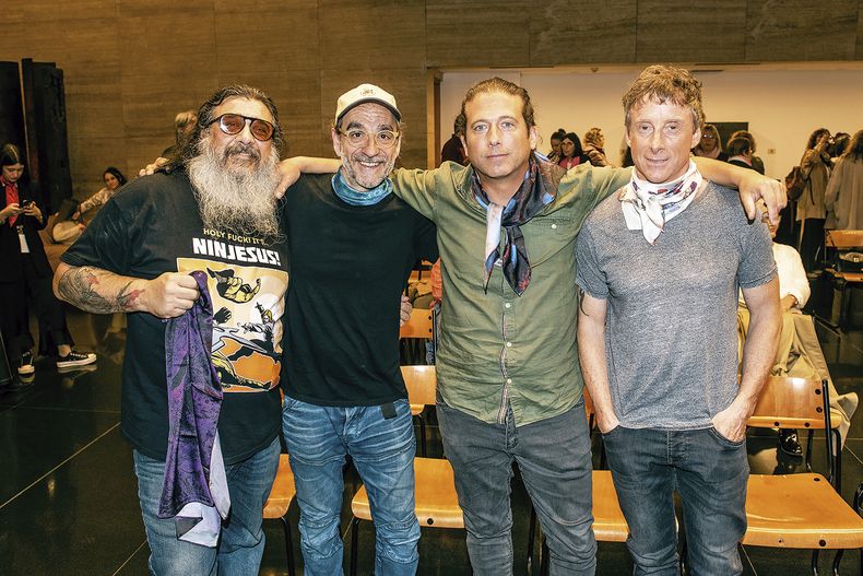 De Hereford: Frank Lampariello, Rodrigo Trobo, Guzmán Mendaro y Diego Martino.