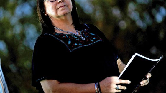 Elbia Pereira en la carpa del PIT-CNT contra la reforma de la seguridad social en marzo. Foto: Javier Calvelo / adhocFOTOS Elbia Pereira en la carpa del PIT-CNT contra la reforma de la seguridad social en marzo. Foto: Javier Calvelo / adhocFOTOS
