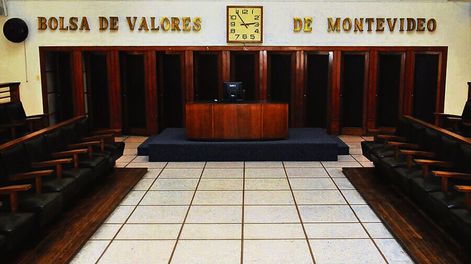 El ámbito de negociación física de la Bolsa de Montevideo