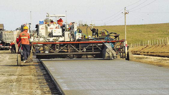 Las obras para la construcción de la doble vía de la ruta 5 Las obras para la construcción de la doble vía de la ruta 5
