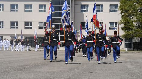 La Escuela Naval es sede de ceremonias de egreso, actos de fin de cursos, entrega de espadas y despachos a nuevos oficiales . Foto: Presidencia de la República