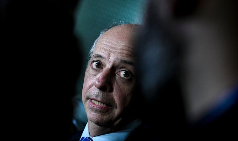 Javier García en el Ministerio de Defensa. Foto: Javier Calvelo / adhocFOTOS