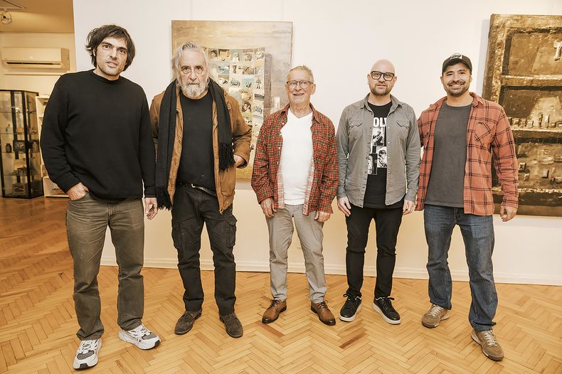 Nicolás Nodar, Ignacio Iturria, Hugo Fattoruso, Darío Jalfin y Rodrigo Raffo.