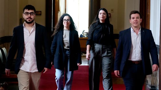 Los diputados del MPP Joaquín Sequeira, Inés Cortés, Julieta Sierra y Joaquín Garlo Alonsopérez. Los diputados del MPP Joaquín Sequeira, Inés Cortés, Julieta Sierra y Joaquín Garlo Alonsopérez.