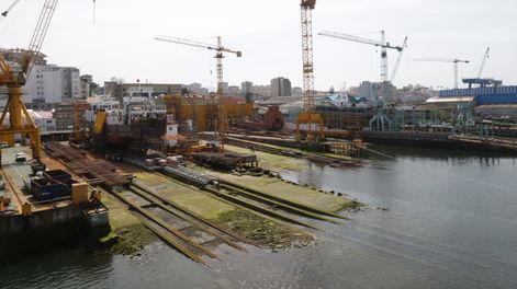 Los buques OPV serían construidos en un astillero ubicado en Vigo, España.